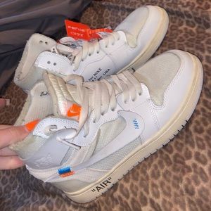 Off white Jordan 1s